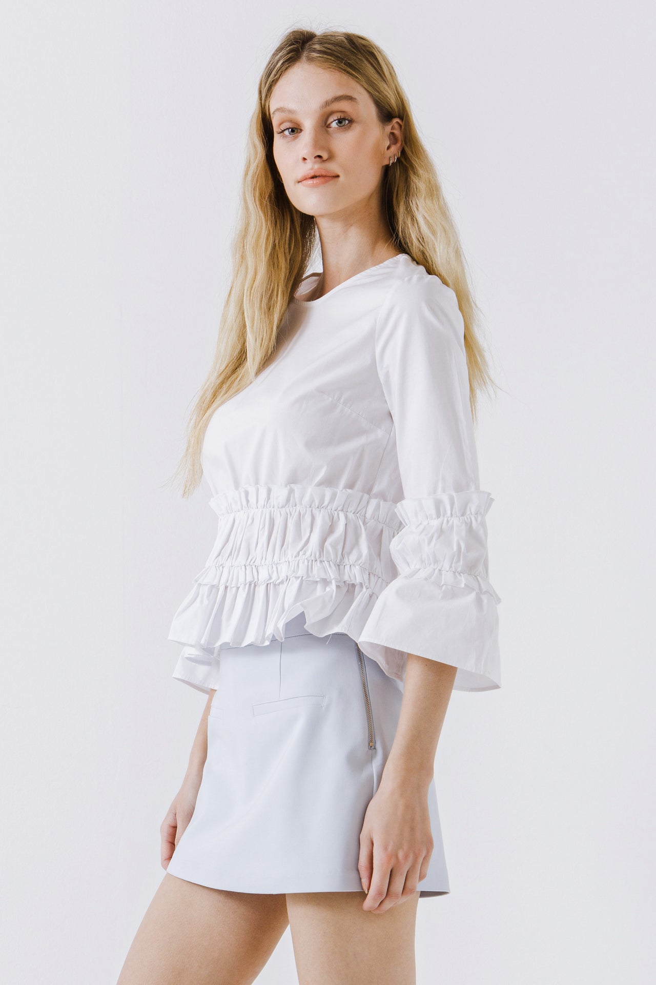 ENGLISH FACTORY - Ruffled Top - TOPS available at Objectrare