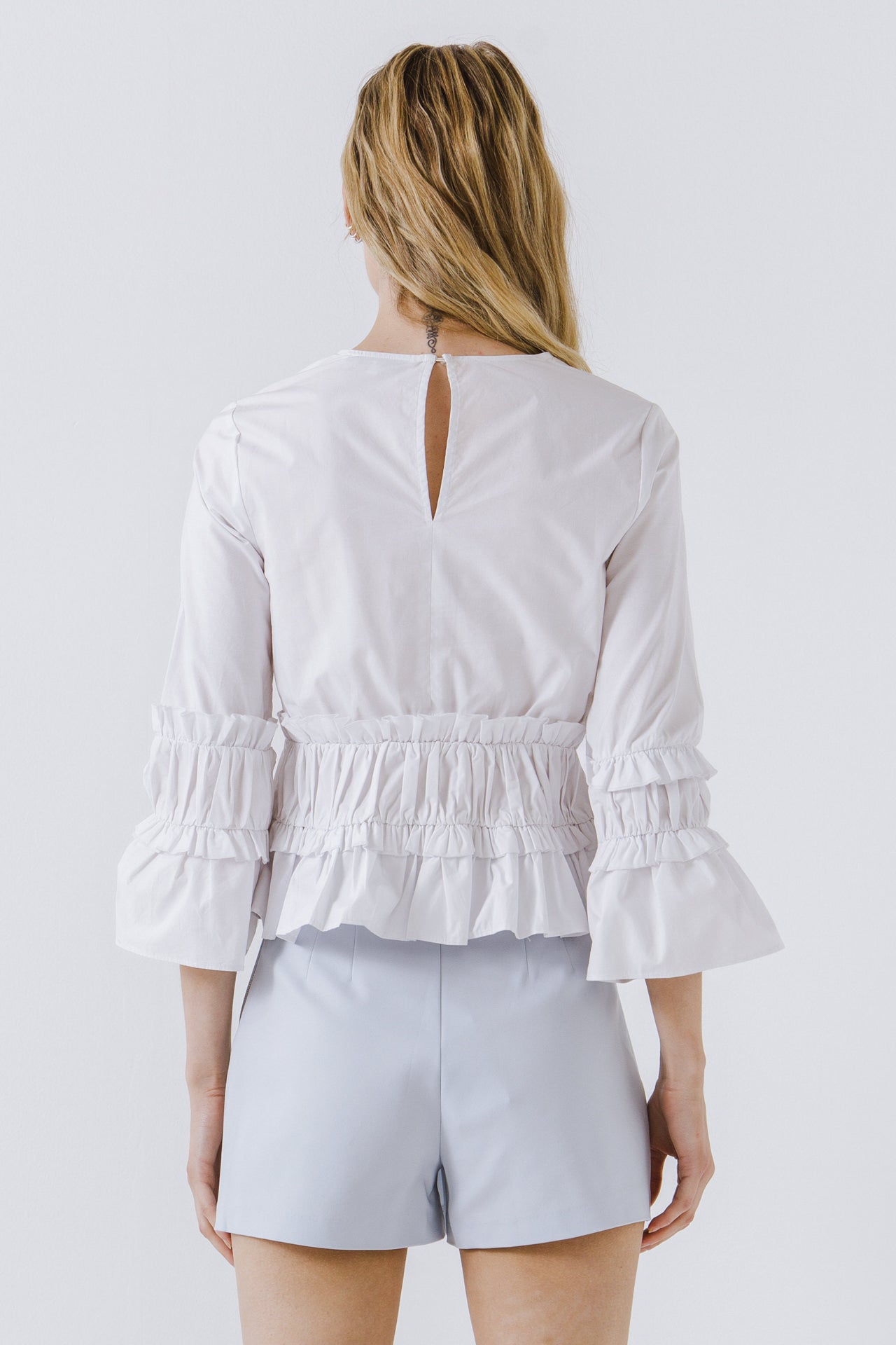 ENGLISH FACTORY - Ruffled Top - TOPS available at Objectrare