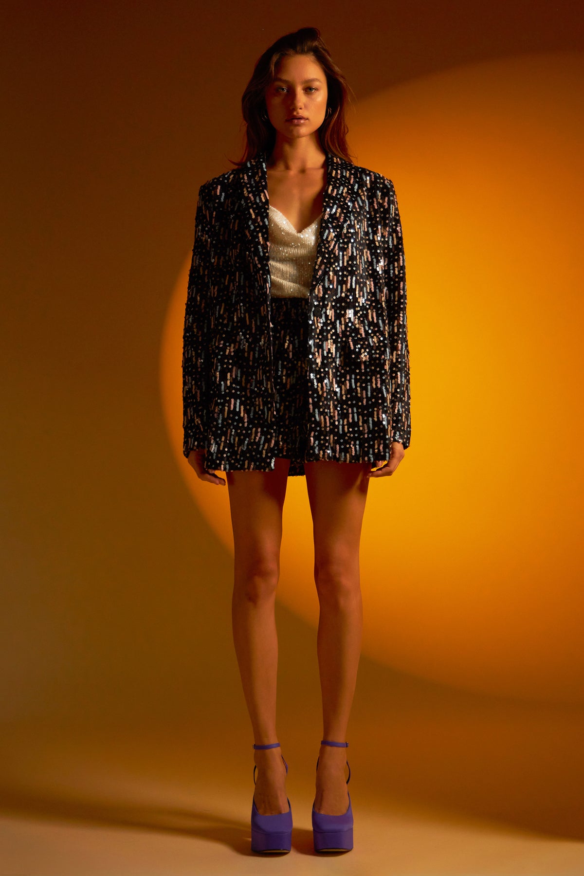 ENDLESS ROSE - Sequin Blazer - BLAZERS available at Objectrare