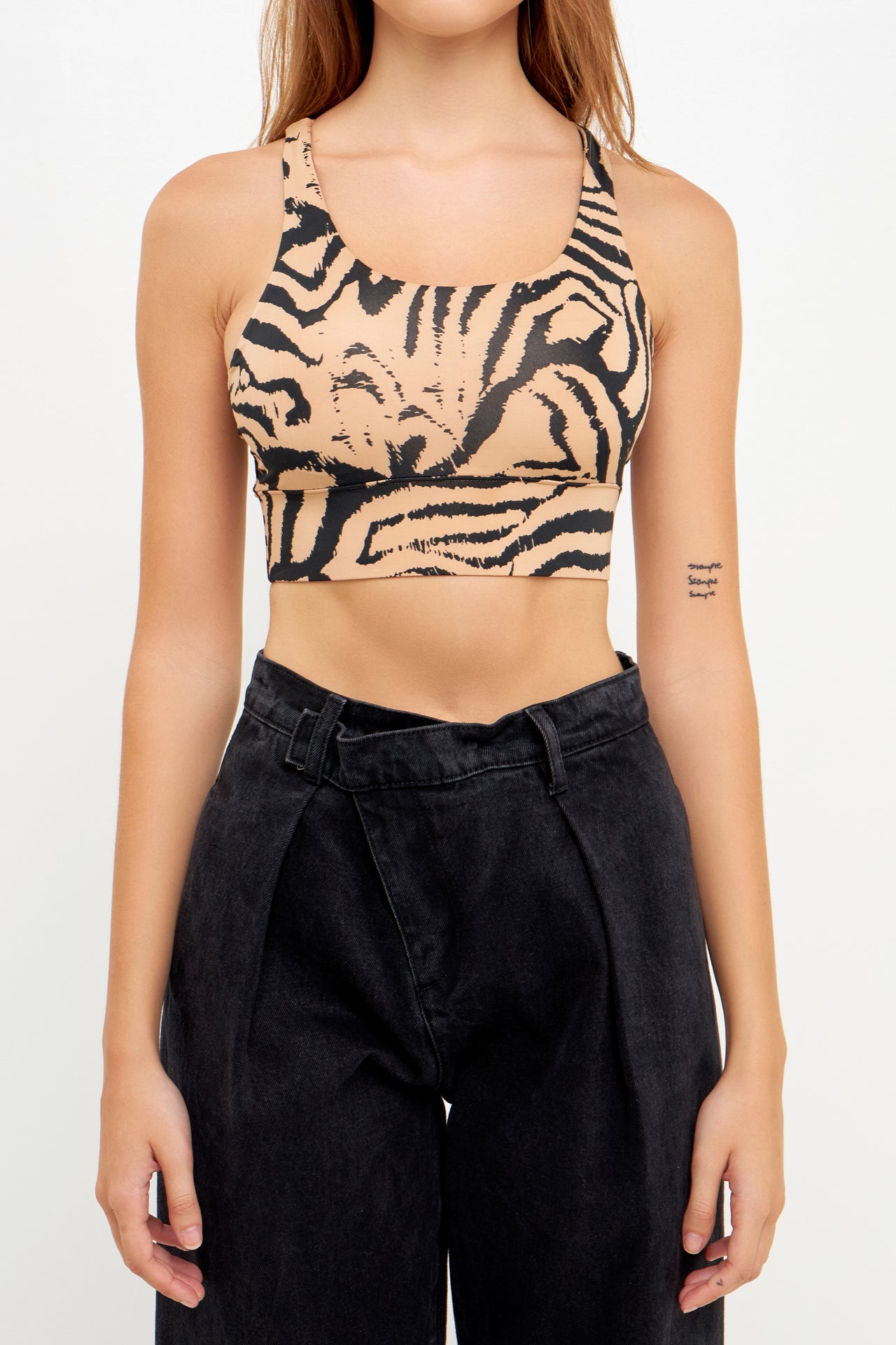 GREY LAB - Animal Print Top - TOPS available at Objectrare
