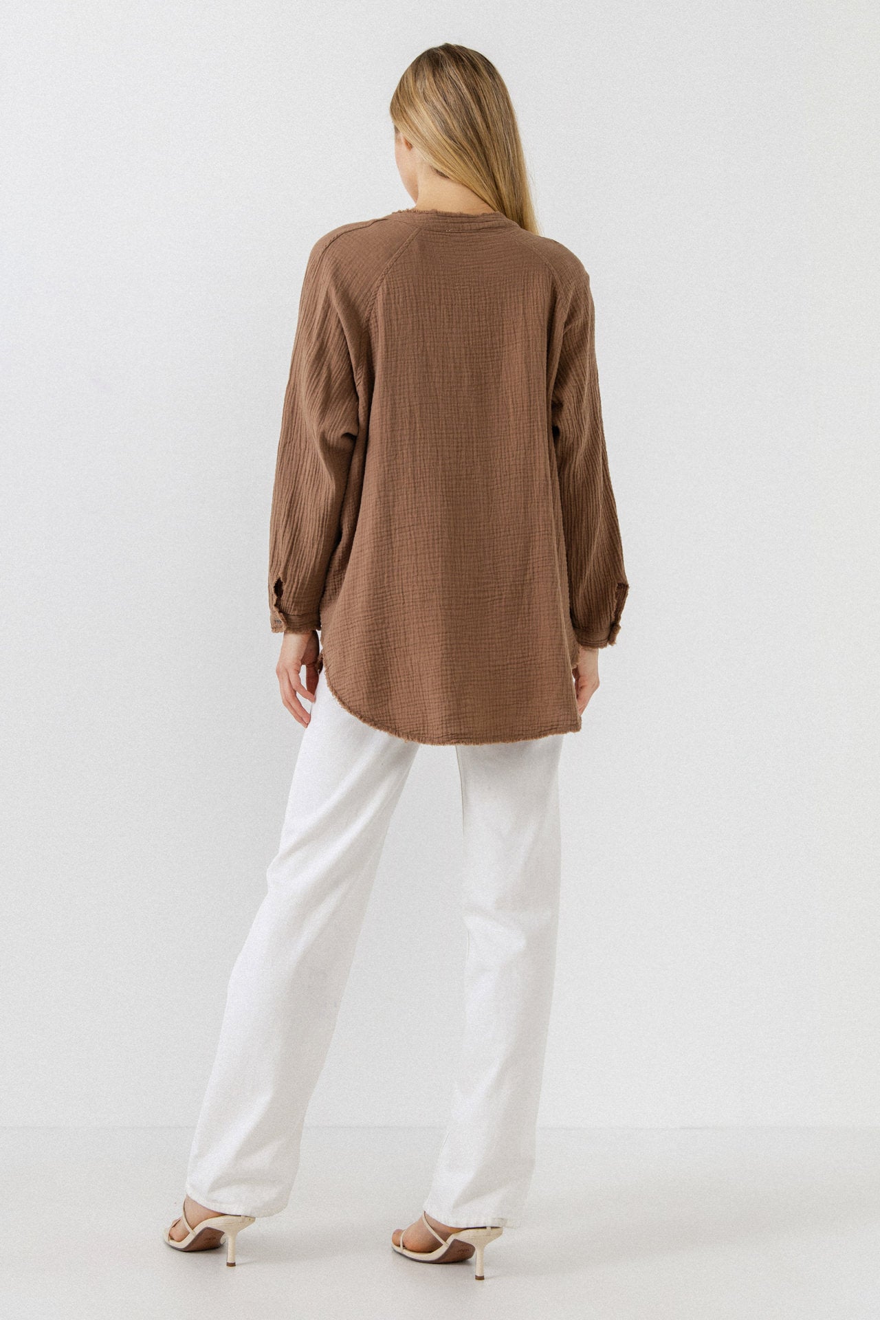 FREE THE ROSES - Button Down Tunic - TOPS available at Objectrare