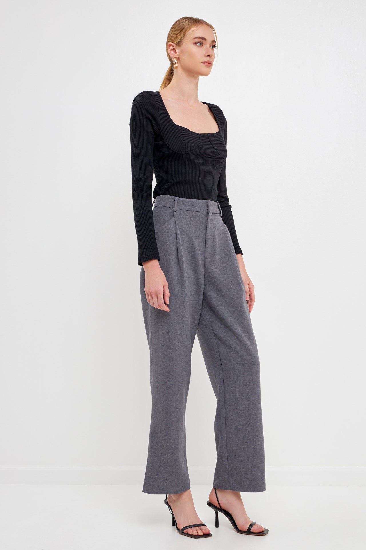 ENDLESS ROSE - Endless Rose - Shoulder Padded Top - TOPS available at Objectrare
