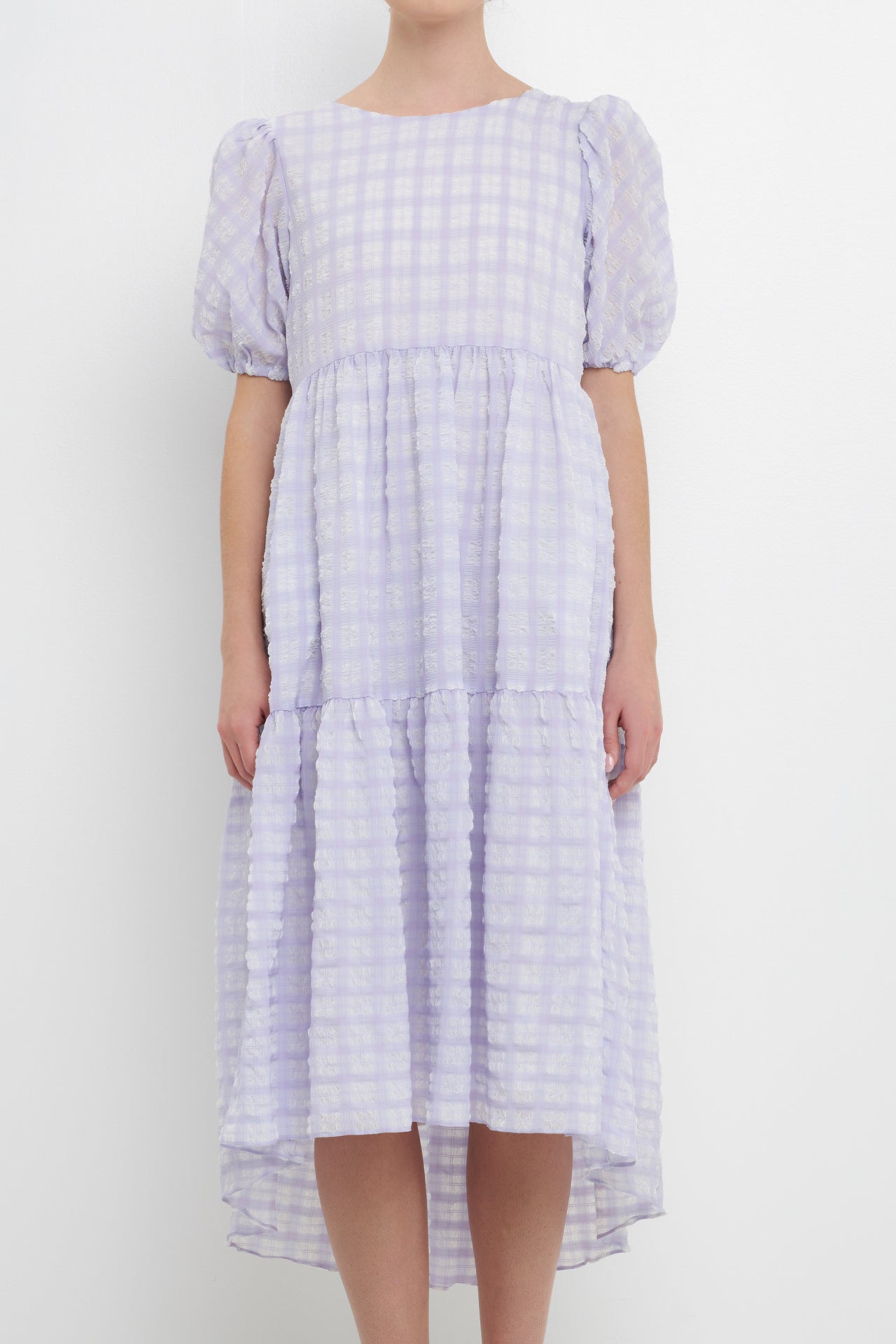 ENGLISH FACTORY - Plaid Midi Dress - DRESSES available at Objectrare
