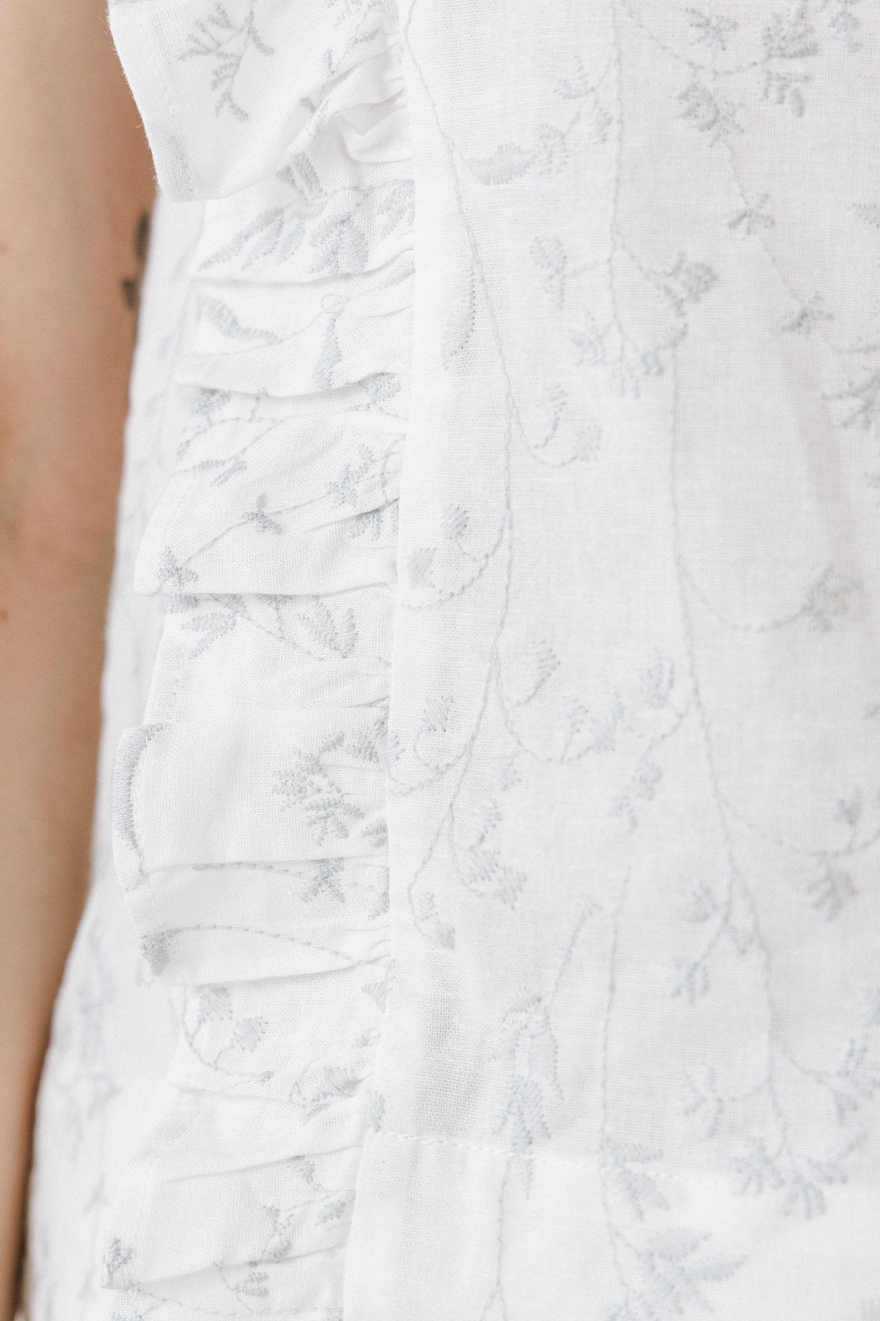 FREE THE ROSES - Ruffle Detail Top with Short Puff Sleeves - TOPS available at Objectrare