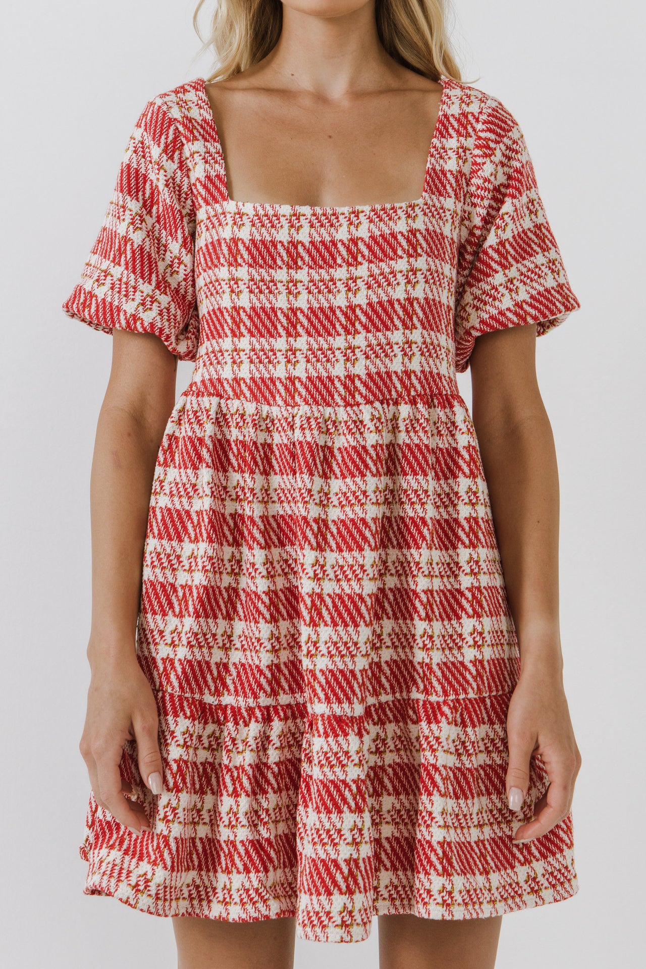 ENGLISH FACTORY - Tweed Mini Dress - DRESSES available at Objectrare