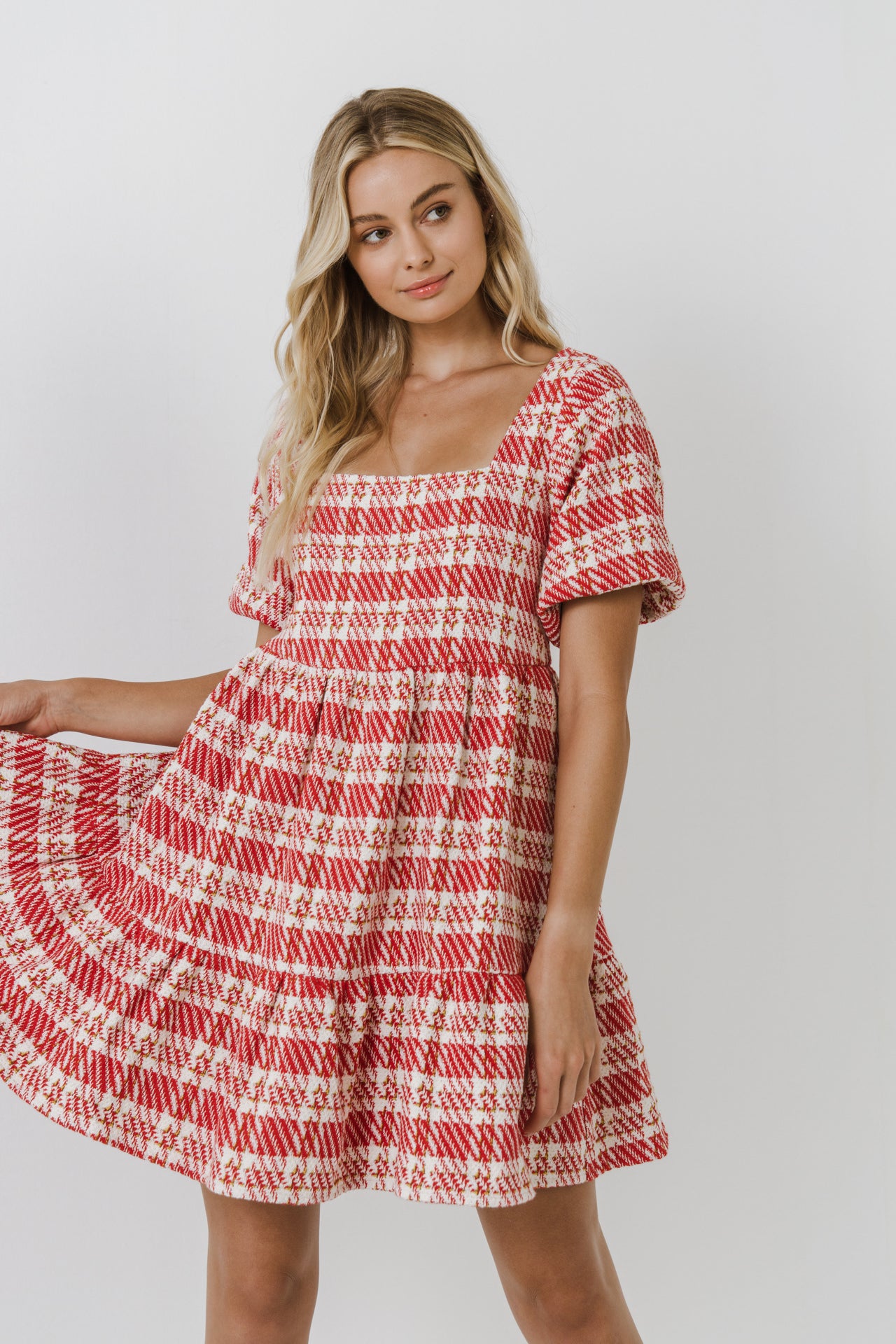 ENGLISH FACTORY - Tweed Mini Dress - DRESSES available at Objectrare