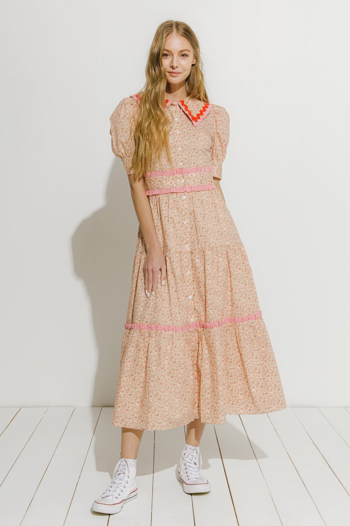 ENGLISH FACTORY - Floral Print Maxi Dress - DRESSES available at Objectrare
