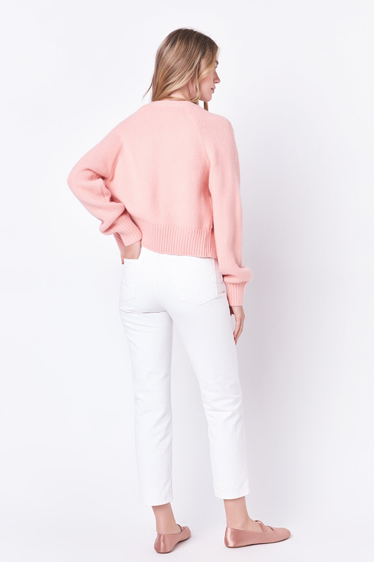 ENGLISH FACTORY - Floral Embroidered Knit Cardigan - CARDIGANS available at Objectrare
