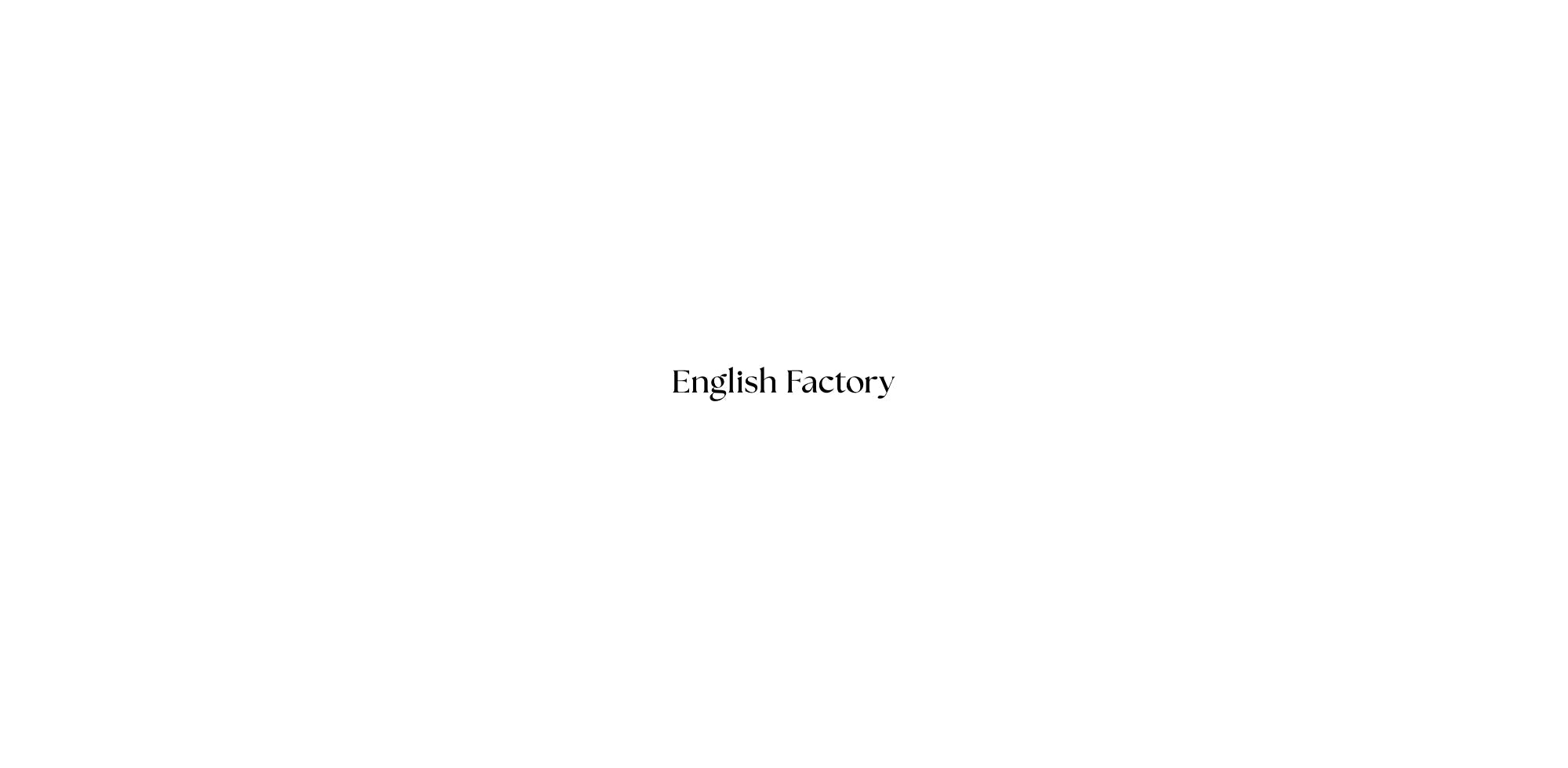 brand english factory logo