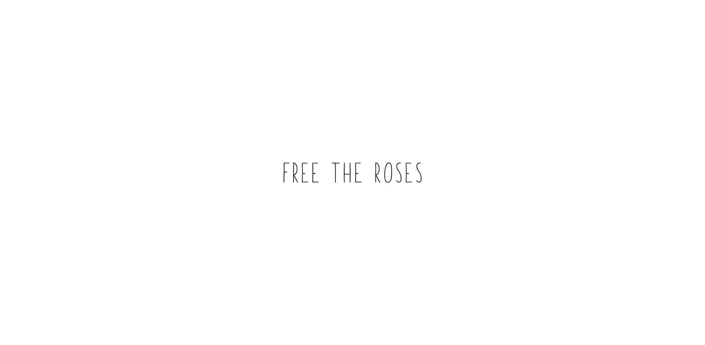 brand free the roses logo