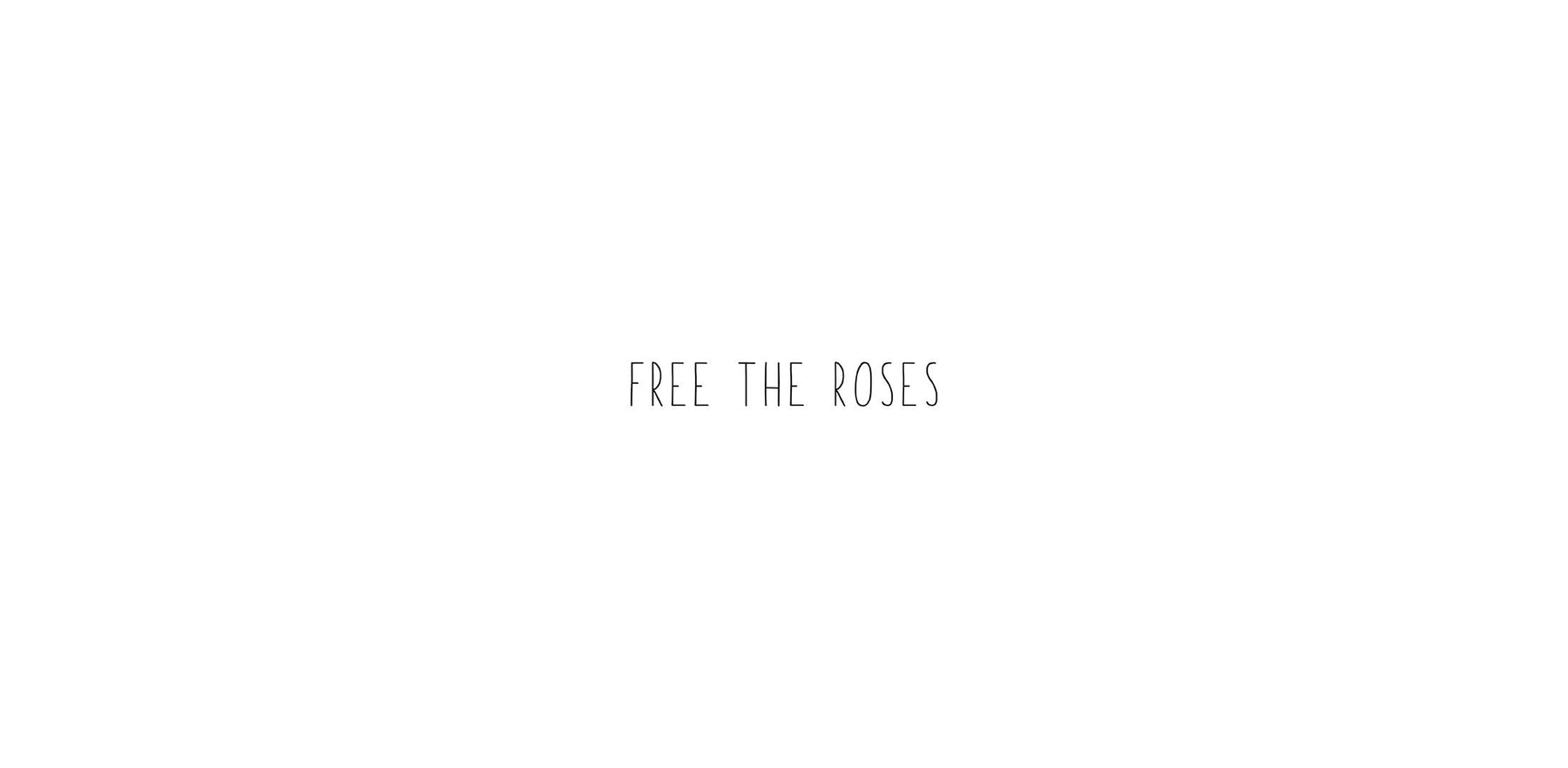 brand free the roses logo