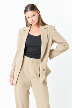 GREY LAB - Grey Lab - Single Breasted Oversized Blazer - BLAZERS available at Objectrare