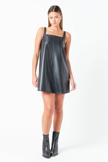 GREY LAB - Square Neck A-Line Mini Dress - DRESSES available at Objectrare
