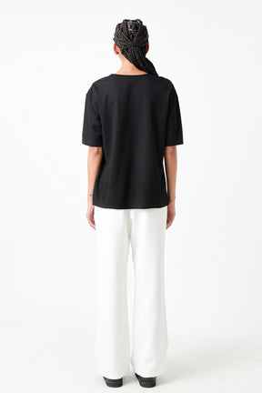 GREY LAB - Relaxed Oversize T-shirt - T-SHIRTS available at Objectrare