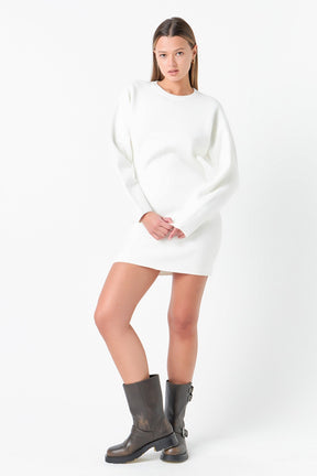 GREY LAB - Knitted Mini Dress - DRESSES available at Objectrare