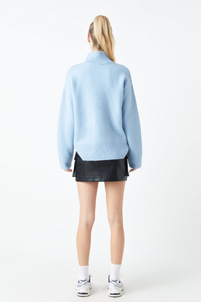 GREY LAB - Turtle Neck Sweater - SWEATERS & KNITS available at Objectrare