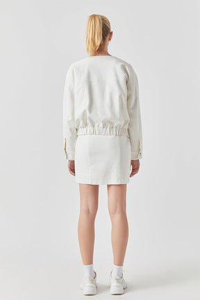 GREY LAB - Pocket Linen Jacket - JACKETS available at Objectrare