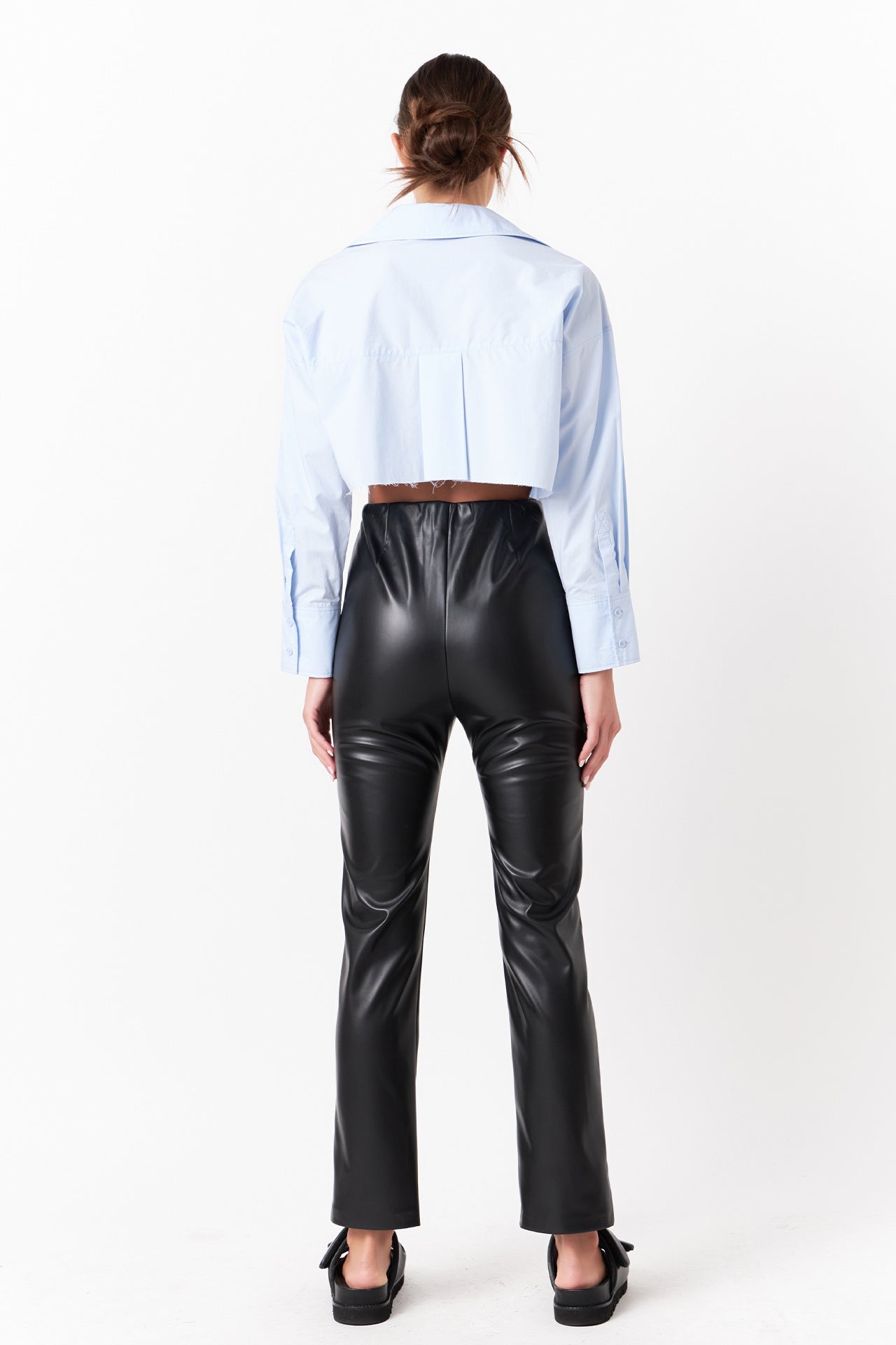 GREY LAB - Slit Detail Leggings - PANTS available at Objectrare