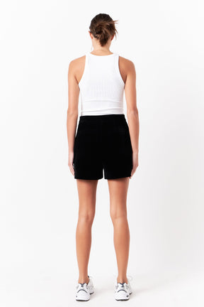 GREY LAB - Velvet Short - SHORTS available at Objectrare