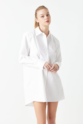 GREY LAB - Grey Lab - Shirt Mini Dress - DRESSES available at Objectrare