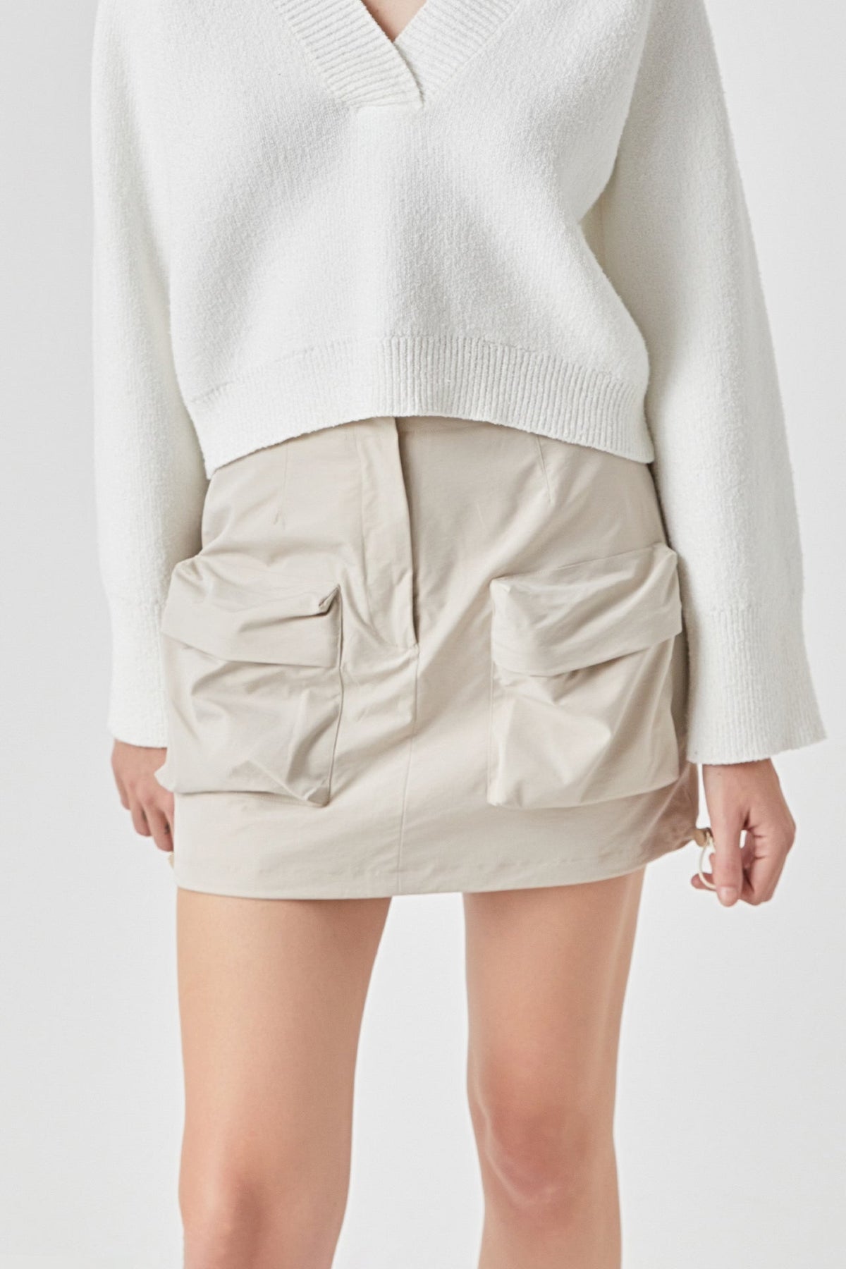 GREY LAB - Cargo Mini Skirt - SKIRTS available at Objectrare