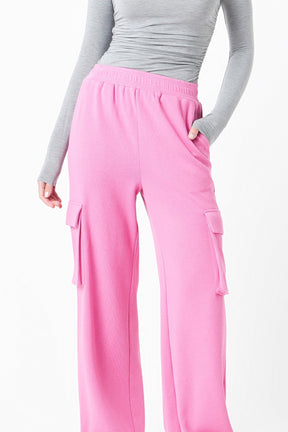 GREY LAB - Wide Knit Pants with Pockets - PANTS available at Objectrare