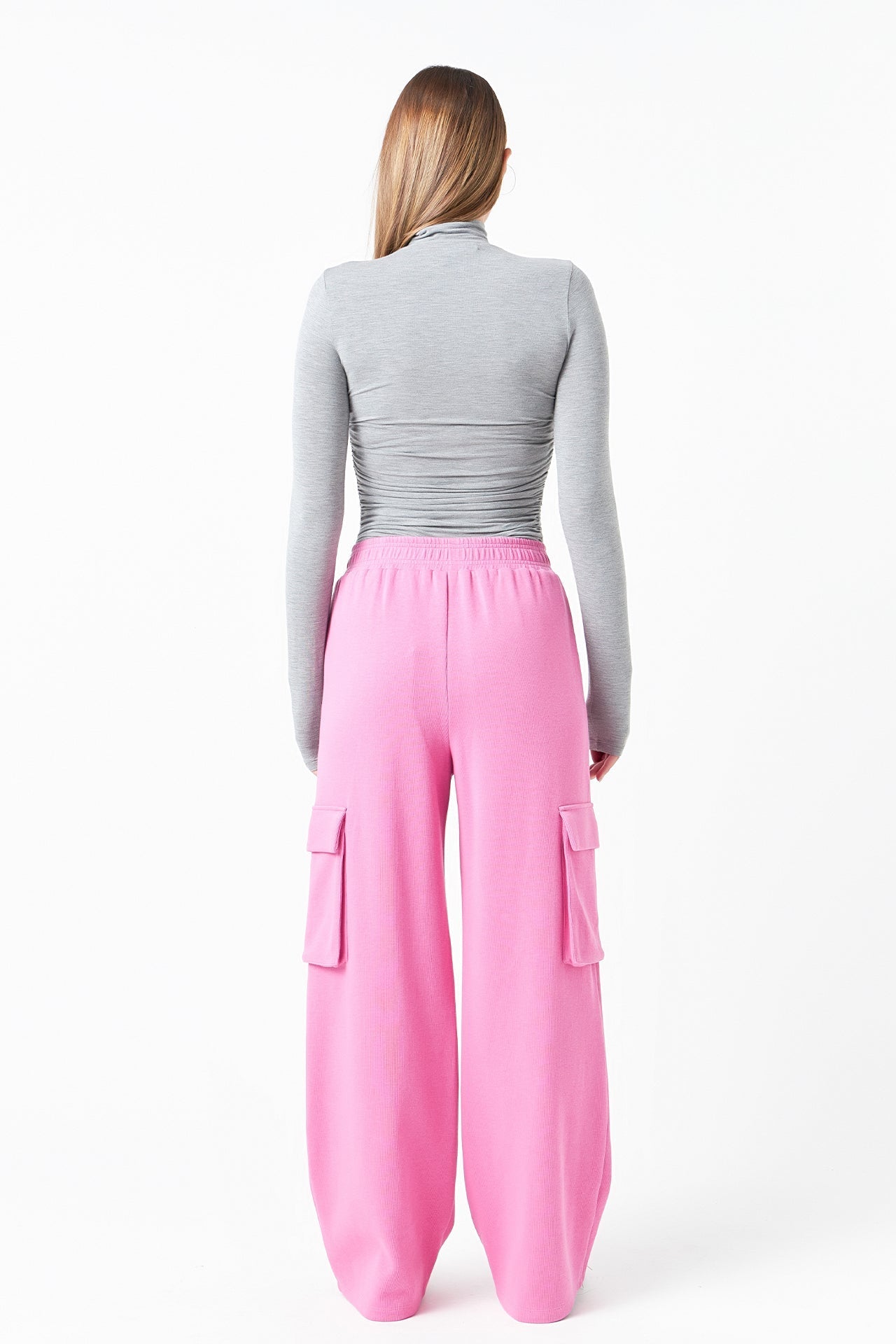GREY LAB - Wide Knit Pants with Pockets - PANTS available at Objectrare