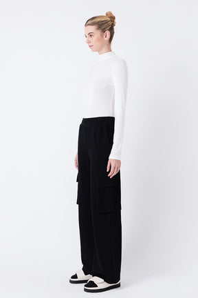 GREY LAB - Grey Lab - Wide Knit Pants with Pockets - PANTS available at Objectrare