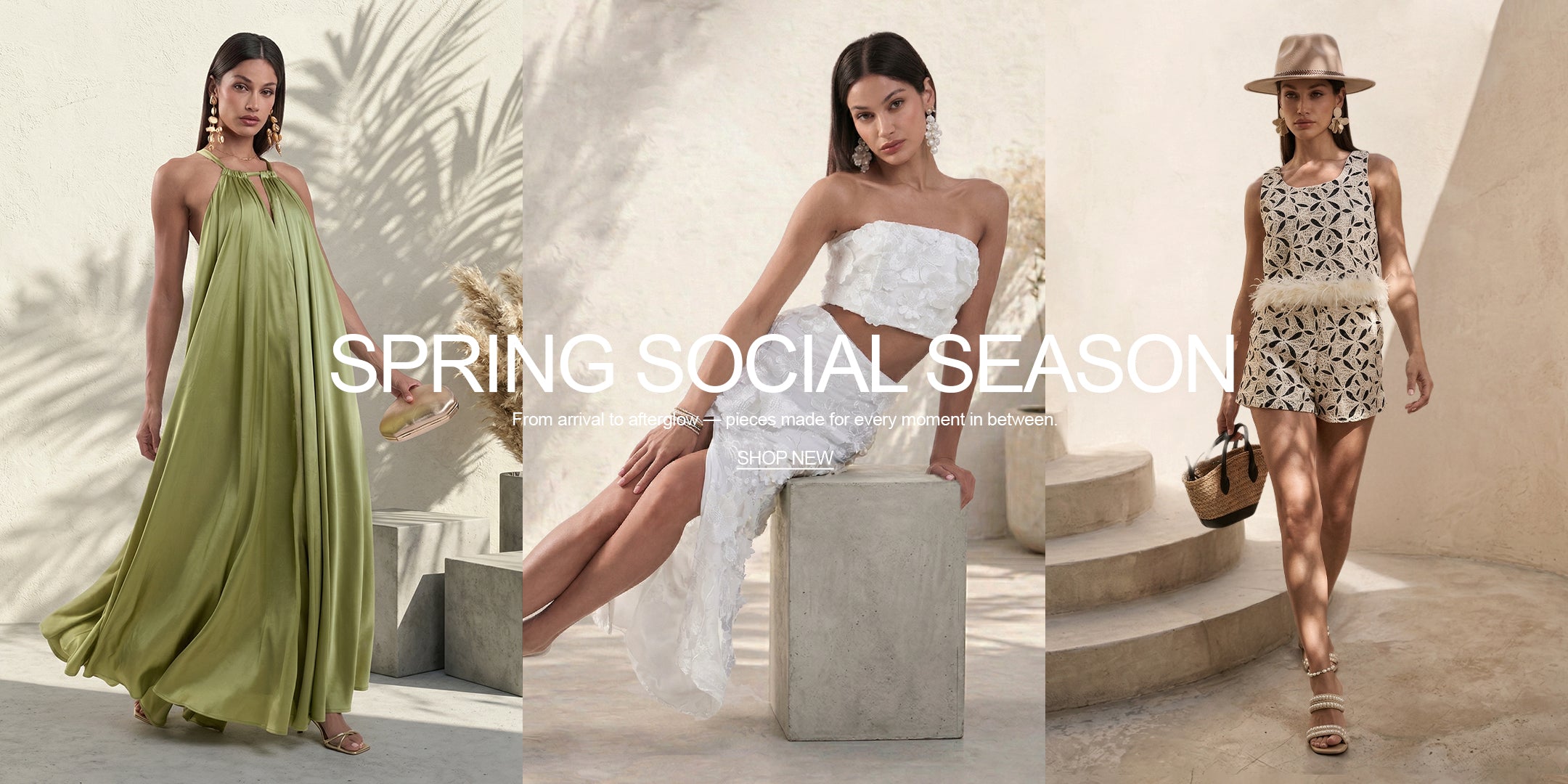 Shop New Arrivals: Spring Social Season Collection in Women's Clothing from Objectrare at objectrare.com