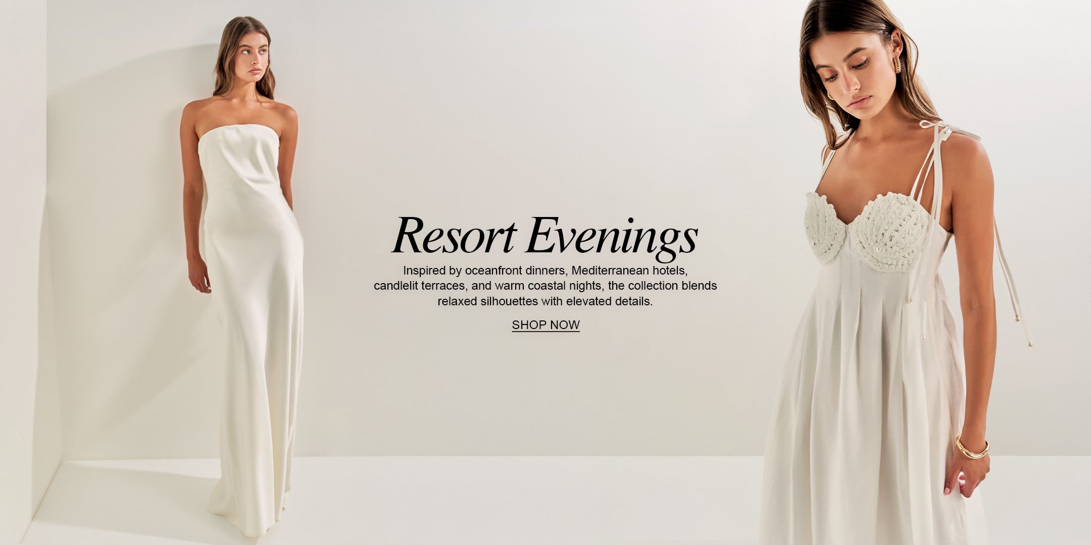 Shop Resort Evenings: the collection blends relaxed silhouettes with elevated details. Shop the collection in Women's Clothing from Objectrare at objectrare.com