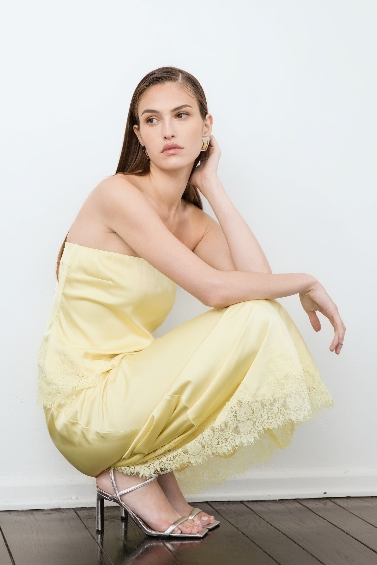ENDLESS ROSE - Strapless lace Top - TOPS available at Objectrare