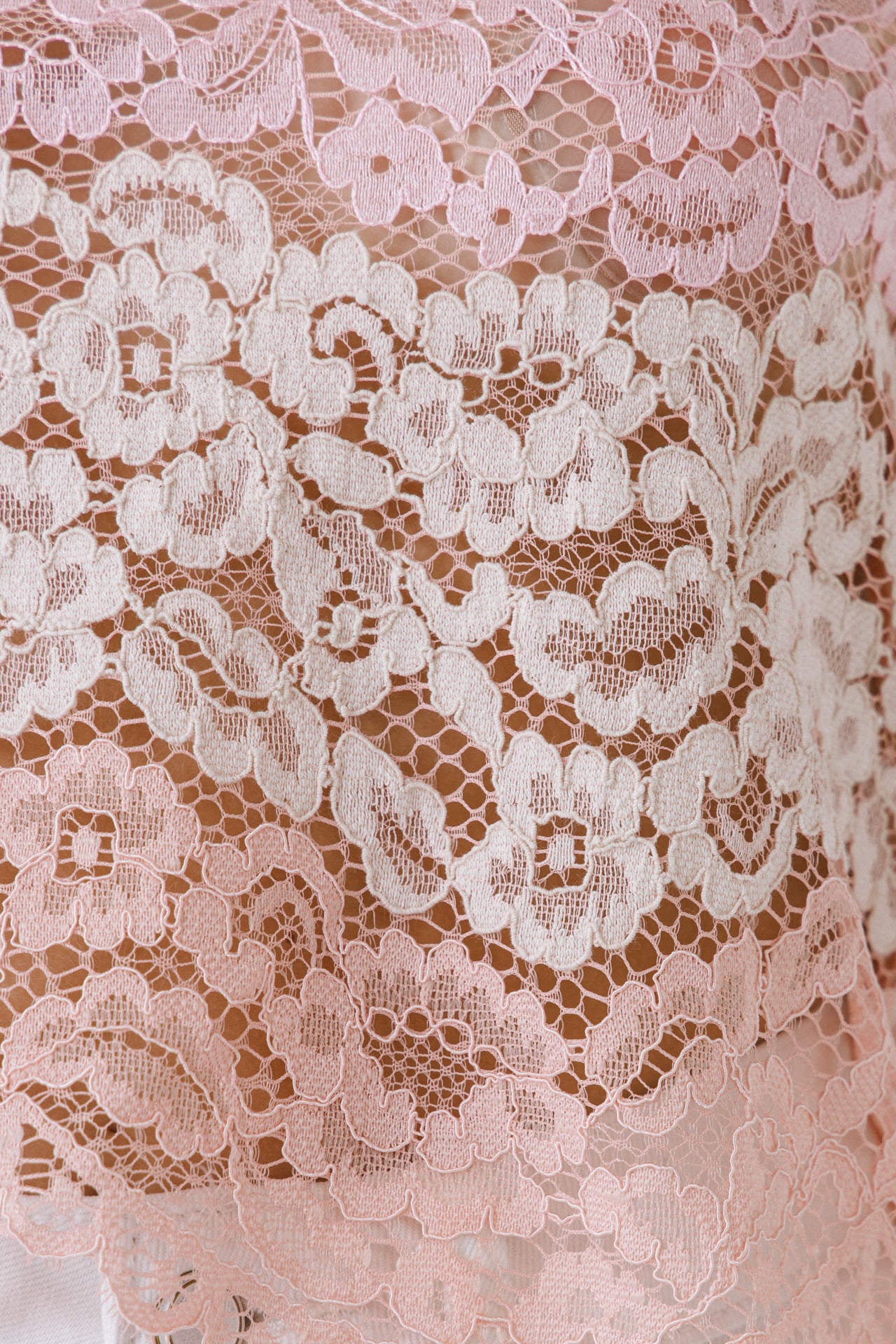 Color Block Lace Tank Top