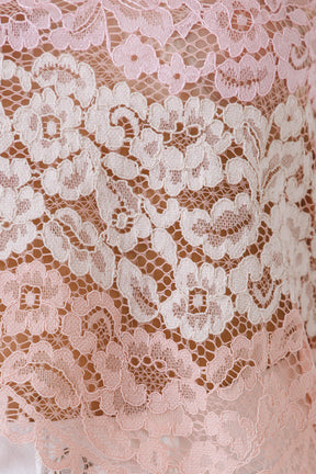 Color Block Lace Tank Top