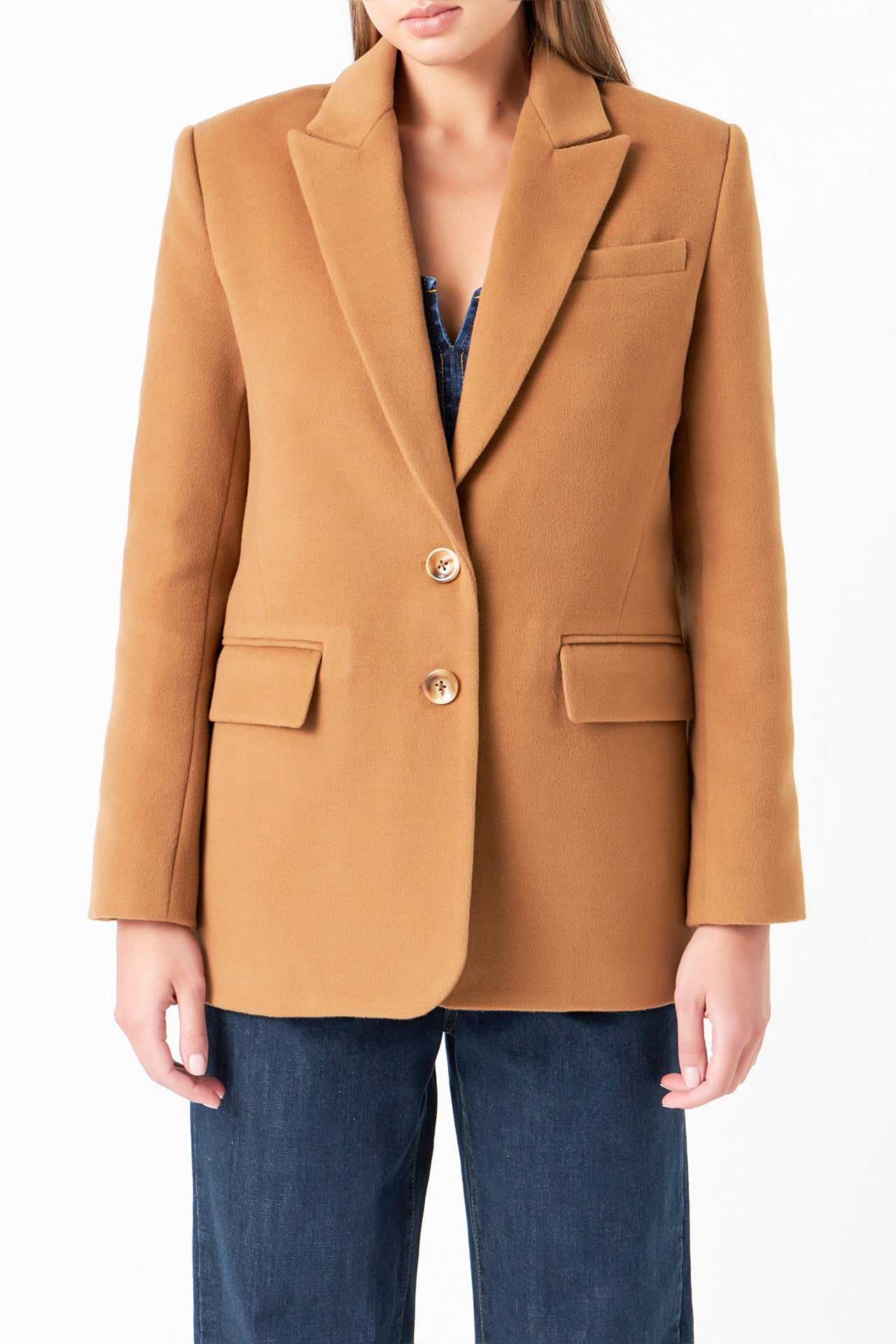 GREY LAB - Single Breasted Oversized Blazer - BLAZERS available at Objectrare