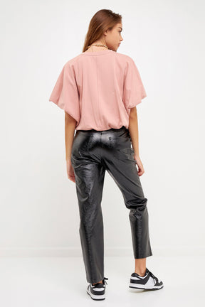 High-Low Cropped T-Shirt