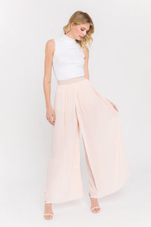 Chiffon Pleated Palaggo Pants