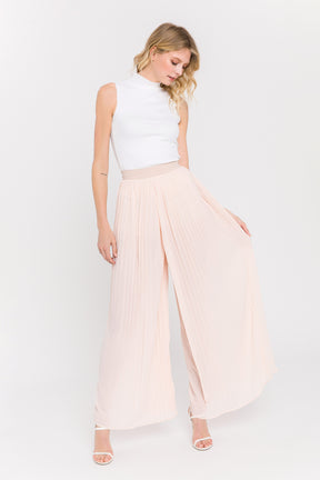 Chiffon Pleated Palaggo Pants