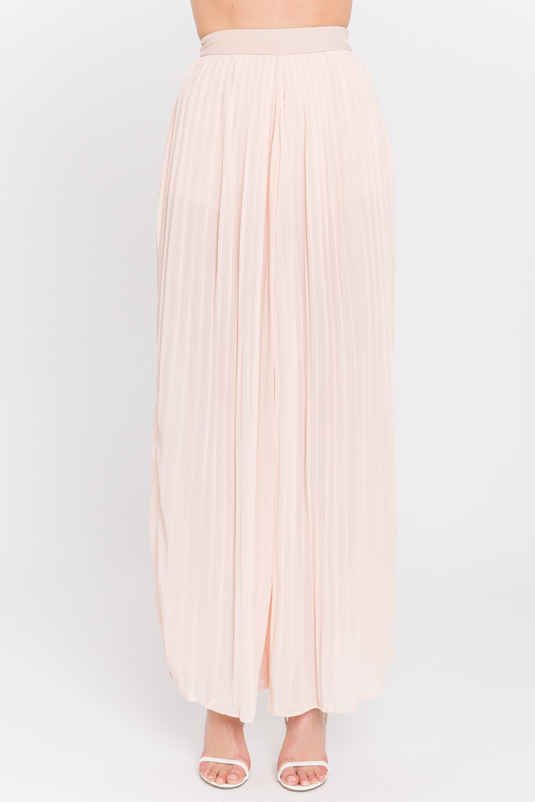 Chiffon Pleated Palaggo Pants
