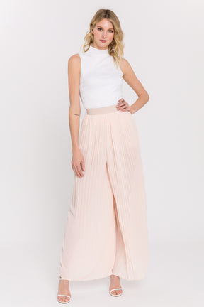 Chiffon Pleated Palaggo Pants