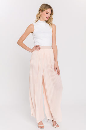 Chiffon Pleated Palaggo Pants