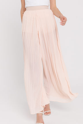 Chiffon Pleated Palaggo Pants