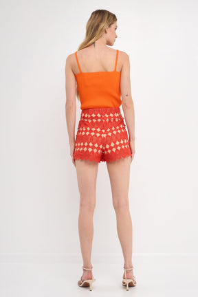 ENGLISH FACTORY - Lace Shorts - SHORTS available at Objectrare
