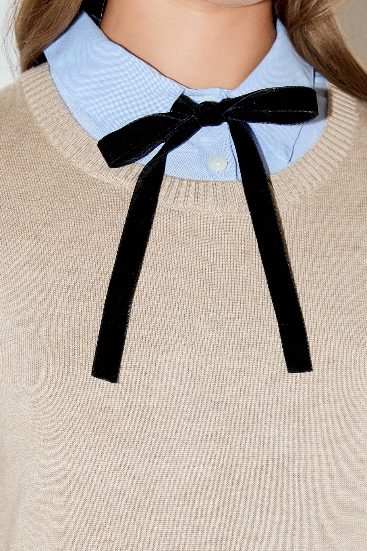 ENGLISH FACTORY - Knit Sweater Mini Dress with Bow - DRESSES available at Objectrare