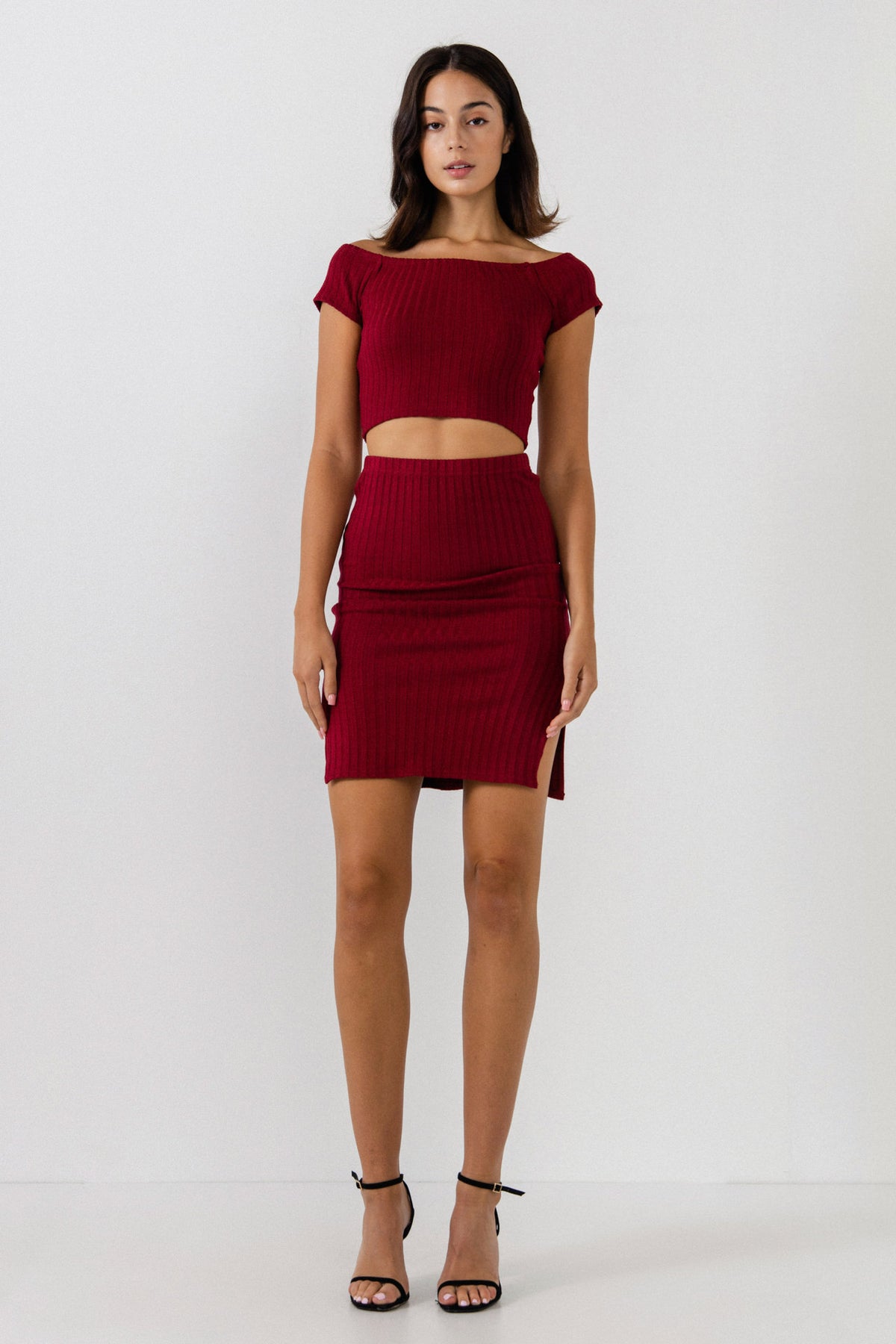 AFTER MARKET - Tori Side Slit Skirt - SKIRTS available at Objectrare