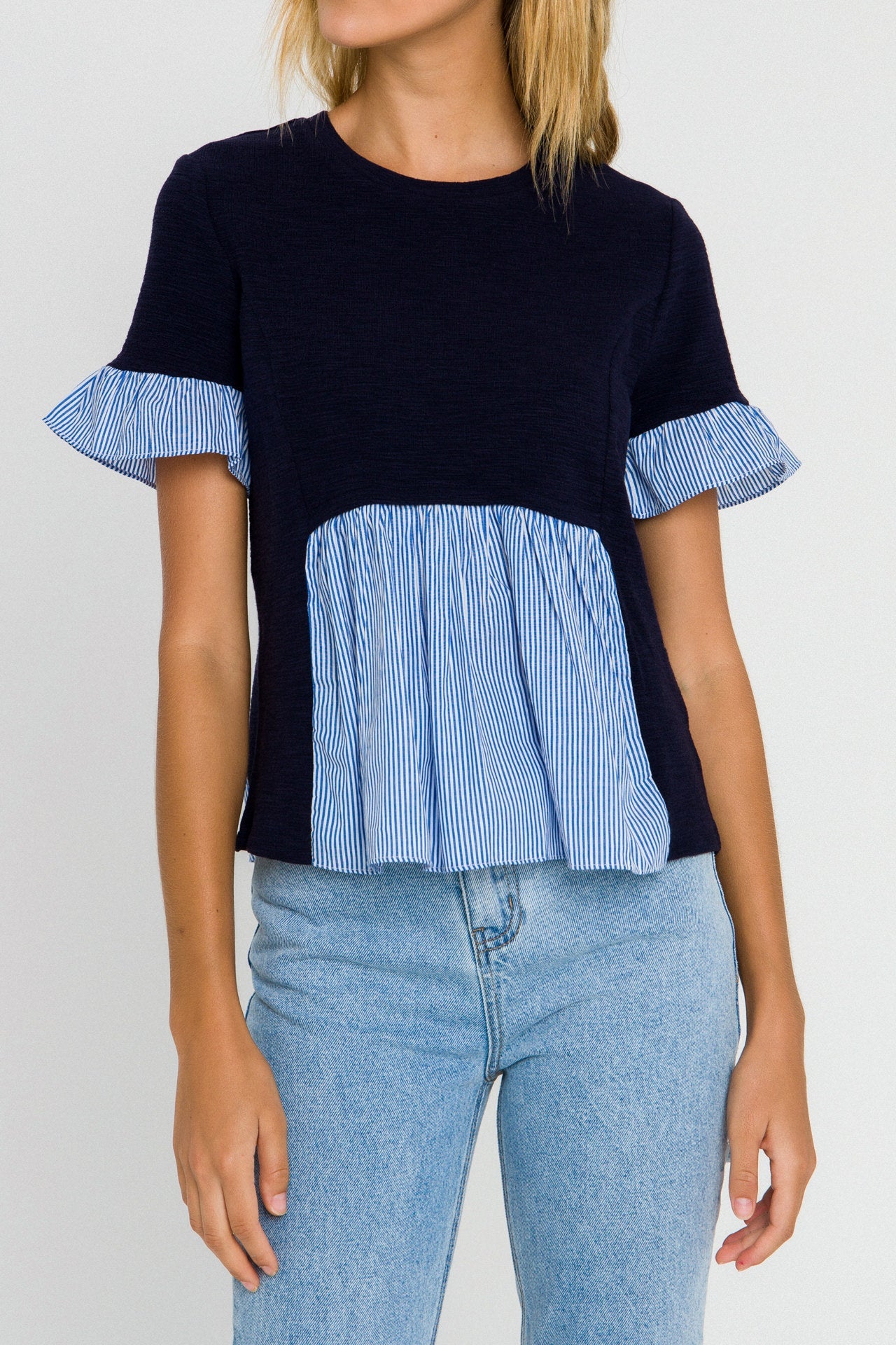ENGLISH FACTORY - Short Sleeve Top - TOPS available at Objectrare
