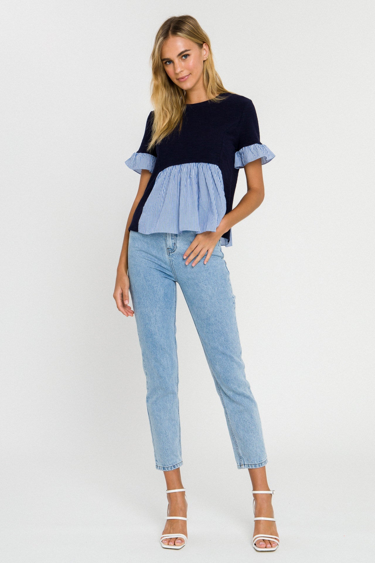 ENGLISH FACTORY - Short Sleeve Top - TOPS available at Objectrare