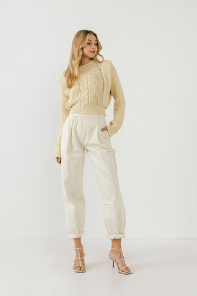 ENGLISH FACTORY - Knitted Sweater - SWEATERS & KNITS available at Objectrare