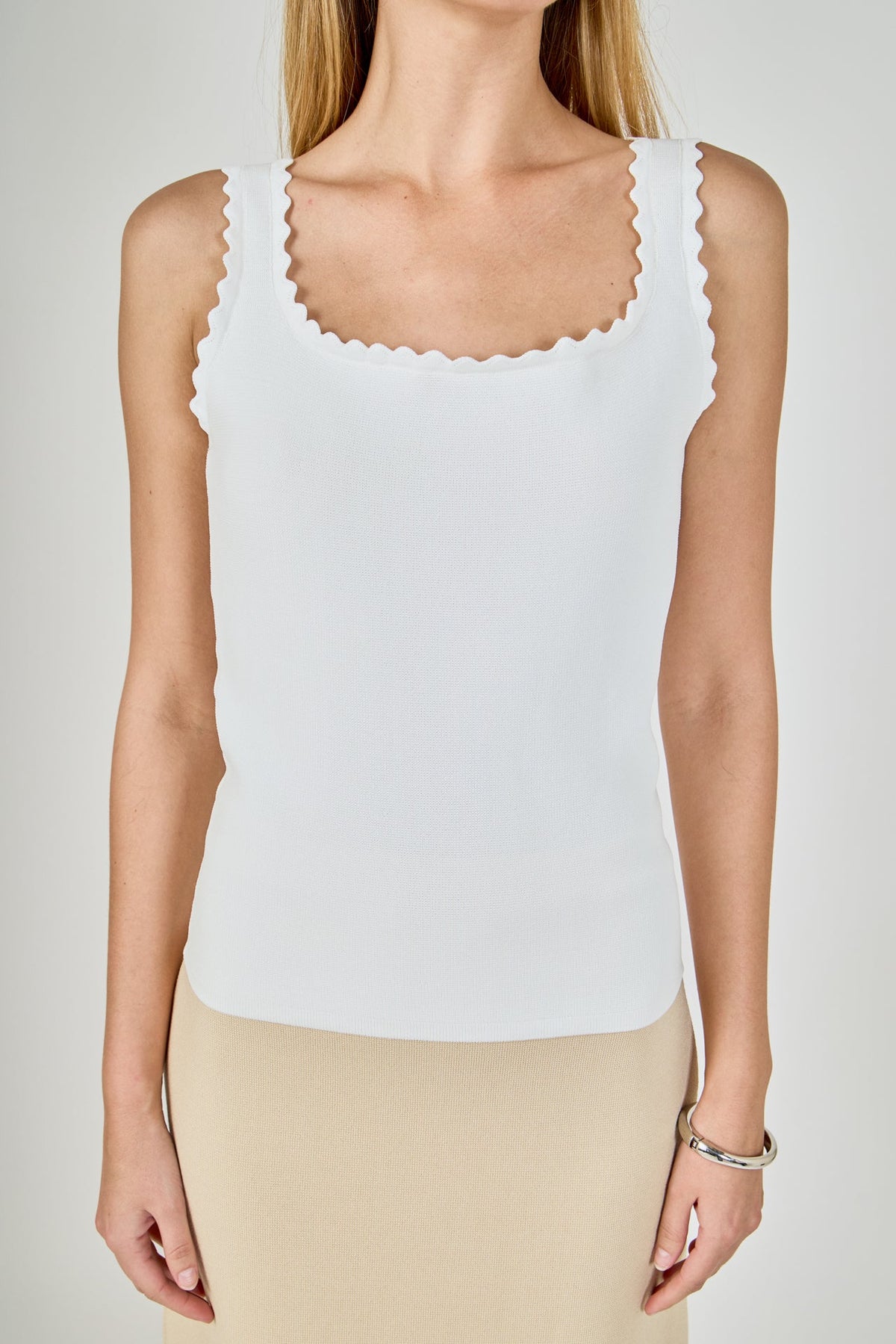 ENDLESS ROSE - Knitted Tank Top - TOPS available at Objectrare