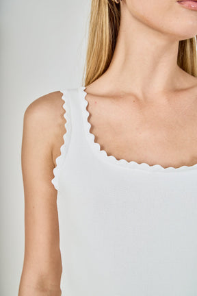 ENDLESS ROSE - Knitted Tank Top - TOPS available at Objectrare