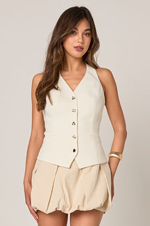 ENDLESS ROSE - Blend Halter Top - TOPS available at Objectrare